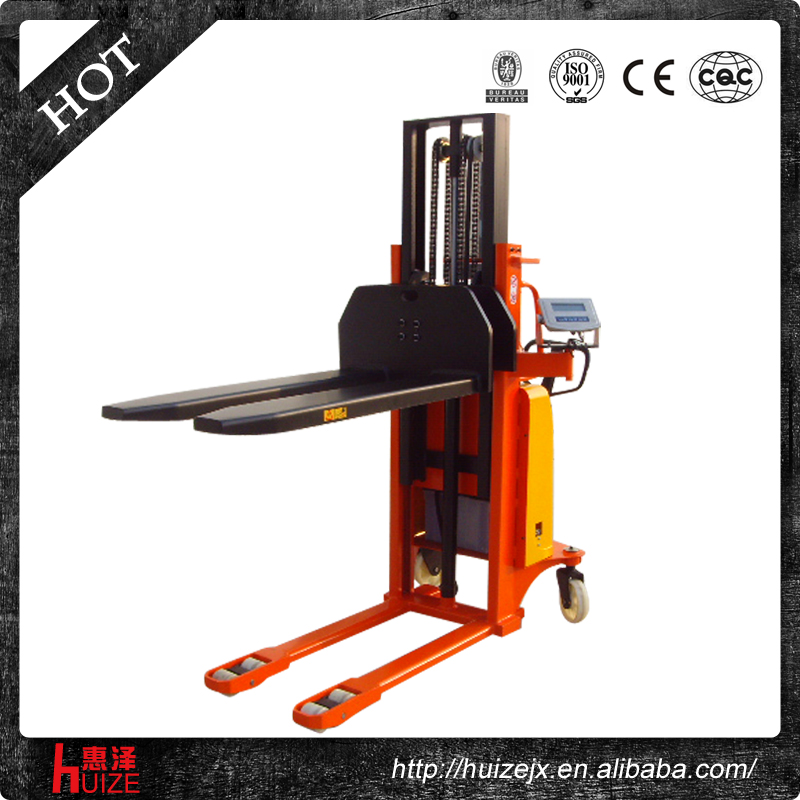 稱(chēng)重式半電動(dòng)堆高車(chē) 稱(chēng)重式半電動(dòng)堆高車(chē)