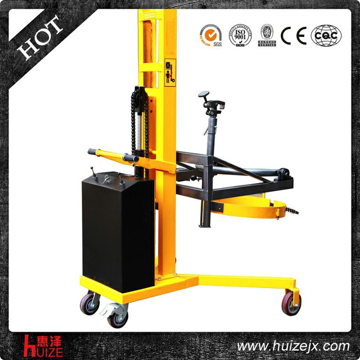 半電動油桶車（直角腿，夾鐵桶翻轉(zhuǎn)）2