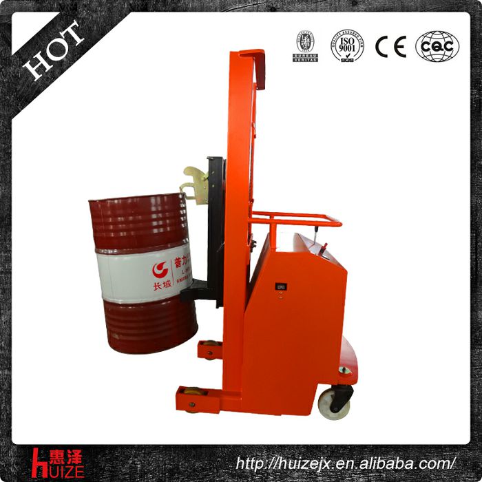 半電動(dòng)配重油桶車（無(wú)底腿，只堆垛，不翻轉(zhuǎn)）