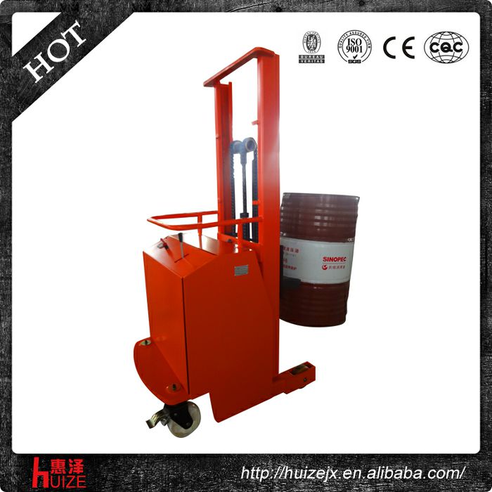 2半電動(dòng)配重油桶車（無(wú)底腿，只堆垛，不翻轉(zhuǎn)）