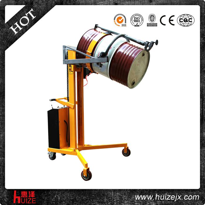 半電動(dòng)油桶車（直角腿，夾鐵桶翻轉(zhuǎn)）